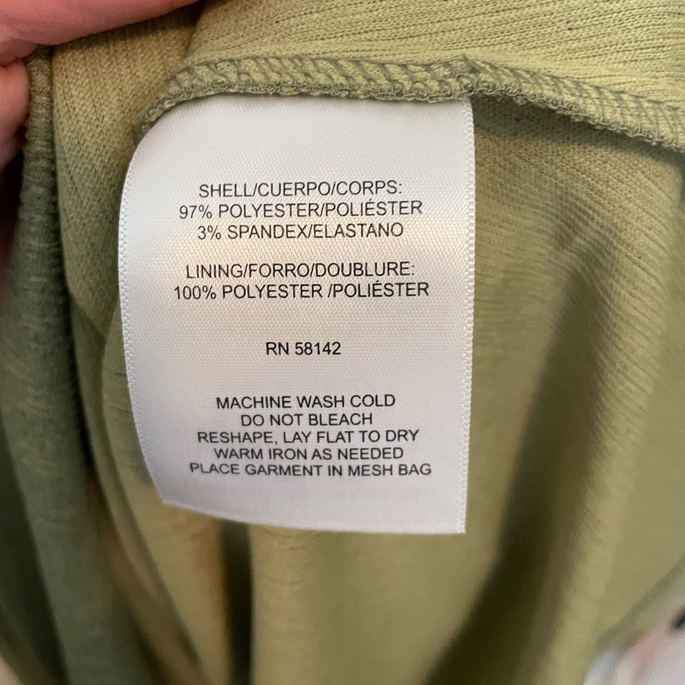 Maggy London Draped Sleeveless Dress - Pesto - Picture 11 of 11